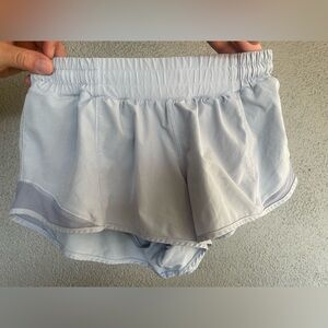 Lululemon Athletica Blue Athletic Shorts Lightweight hotty hot low rised lined